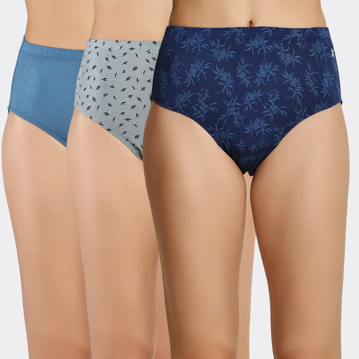 Lavos Women’s Bamboo Modal High Waist Hipster – Inner Elastic Comfort (Pack of 3)