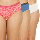 Hipster Outer Elastic Mid Waist Printed Panty (PO3)'s photograph that's made with an innovative bamboo and organic cotton fabric from Lavos Performance, a carbon neutral eco-fashion company.