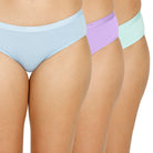 Organic Bamboo outer elastic bikini for Women-pack of 3's photograph that's made with an innovative bamboo and organic cotton fabric from Lavos Performance, a carbon neutral eco-fashion company. Lavos Performance Women's Bikini Panty comes in a pack of 3 with assorted colors. Perfect for your day-to-day routine. Made of signature Air jersey fabric that is extremely soft, lightweight, and skin-friendly. Added front and back coverage. Anti-bacterial and odor-free. Ultra Soft Bamboo/Cotton keeps you cool all d