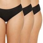 Organic Bamboo outer elastic bikini for Women-pack of 3's photograph that's made with an innovative bamboo and organic cotton fabric from Lavos Performance, a carbon neutral eco-fashion company. Lavos Performance Women's Bikini Panty comes in a pack of 3 with assorted colors. Perfect for your day-to-day routine. Made of signature Air jersey fabric that is extremely soft, lightweight, and skin-friendly. Added front and back coverage. Anti-bacterial and odor-free. Ultra Soft Bamboo/Cotton keeps you cool all d