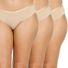 Organic Bamboo outer elastic bikini for Women-pack of 3's photograph that's made with an innovative bamboo and organic cotton fabric from Lavos Performance, a carbon neutral eco-fashion company. Lavos Performance Women's Bikini Panty comes in a pack of 3 with assorted colors. Perfect for your day-to-day routine. Made of signature Air jersey fabric that is extremely soft, lightweight, and skin-friendly. Added front and back coverage. Anti-bacterial and odor-free. Ultra Soft Bamboo/Cotton keeps you cool all d