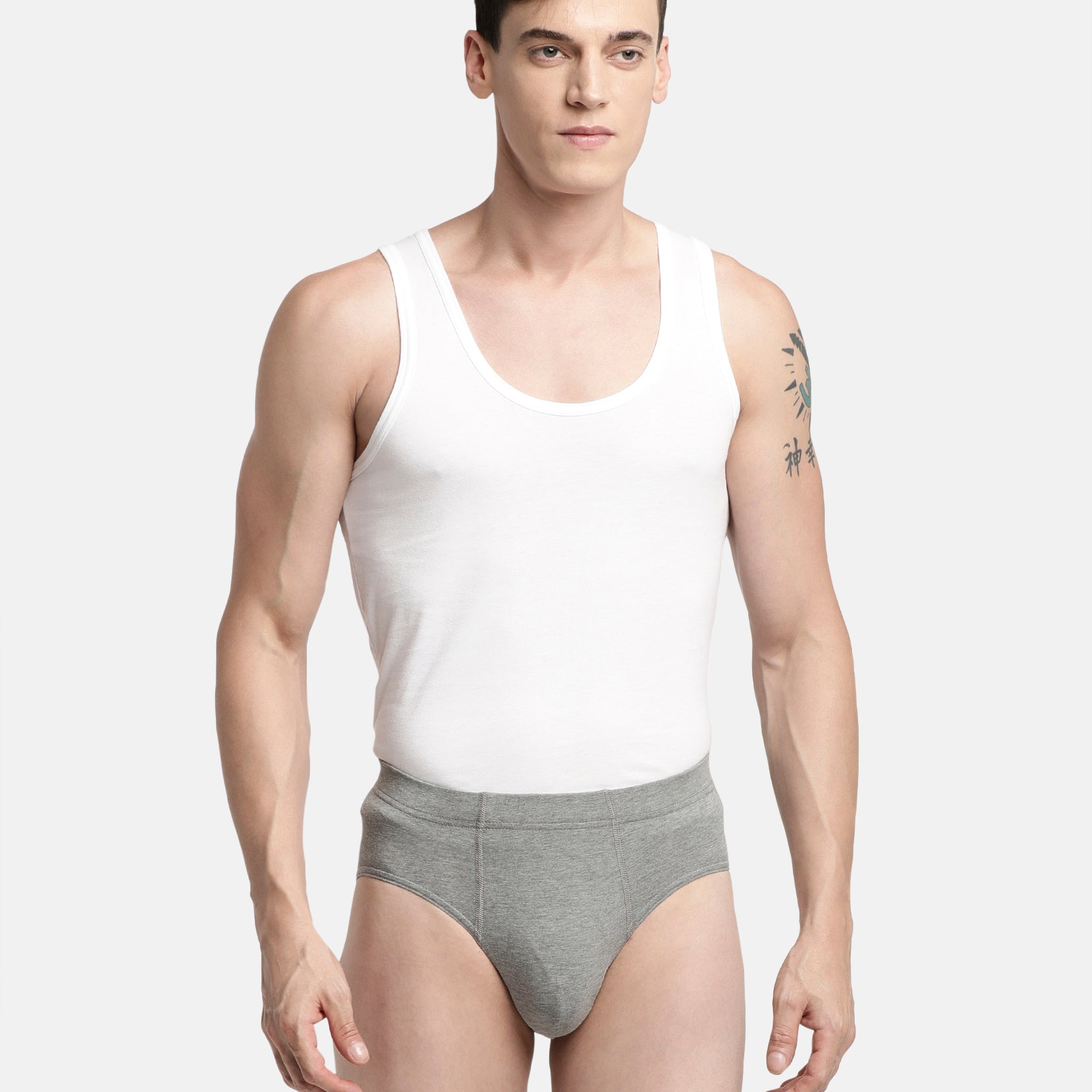 Lavos Mens Stretch Brief's photograph that's made with an innovative bamboo and organic cotton fabric from Lavos Performance, a carbon neutral eco-fashion company. Buy Stretch Brief For Men Online. Made with Bamboo Performance Technology, they are super soft, comfortable, 4-way stretchable, and wicks away sweat. Explore Latest Collection Of Bamboo Clothes At Lavos Performance.