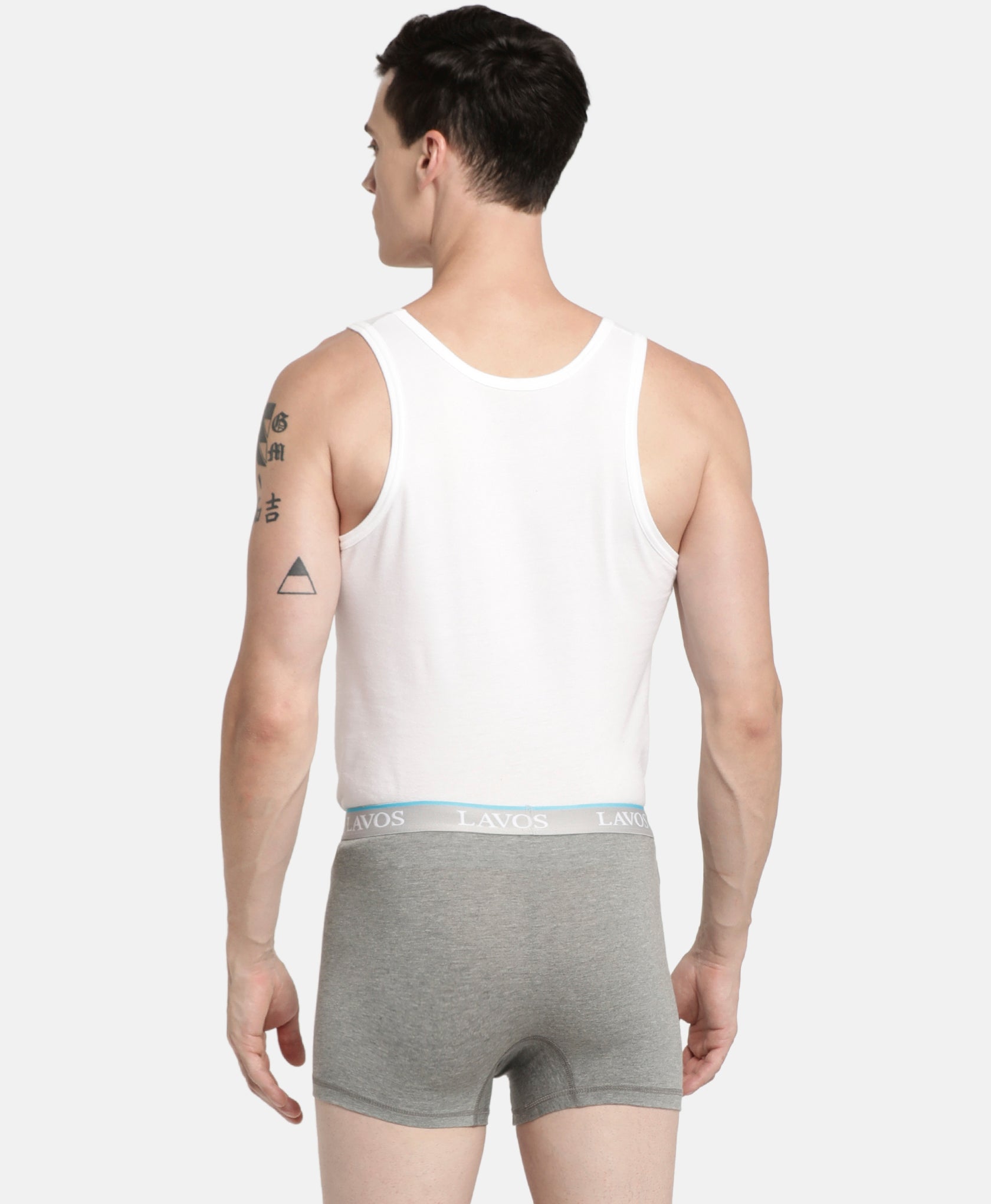 Lavos Mens Trunk Solid's photograph that's made with an innovative bamboo and organic cotton fabric from Lavos Performance, a carbon neutral eco-fashion company.