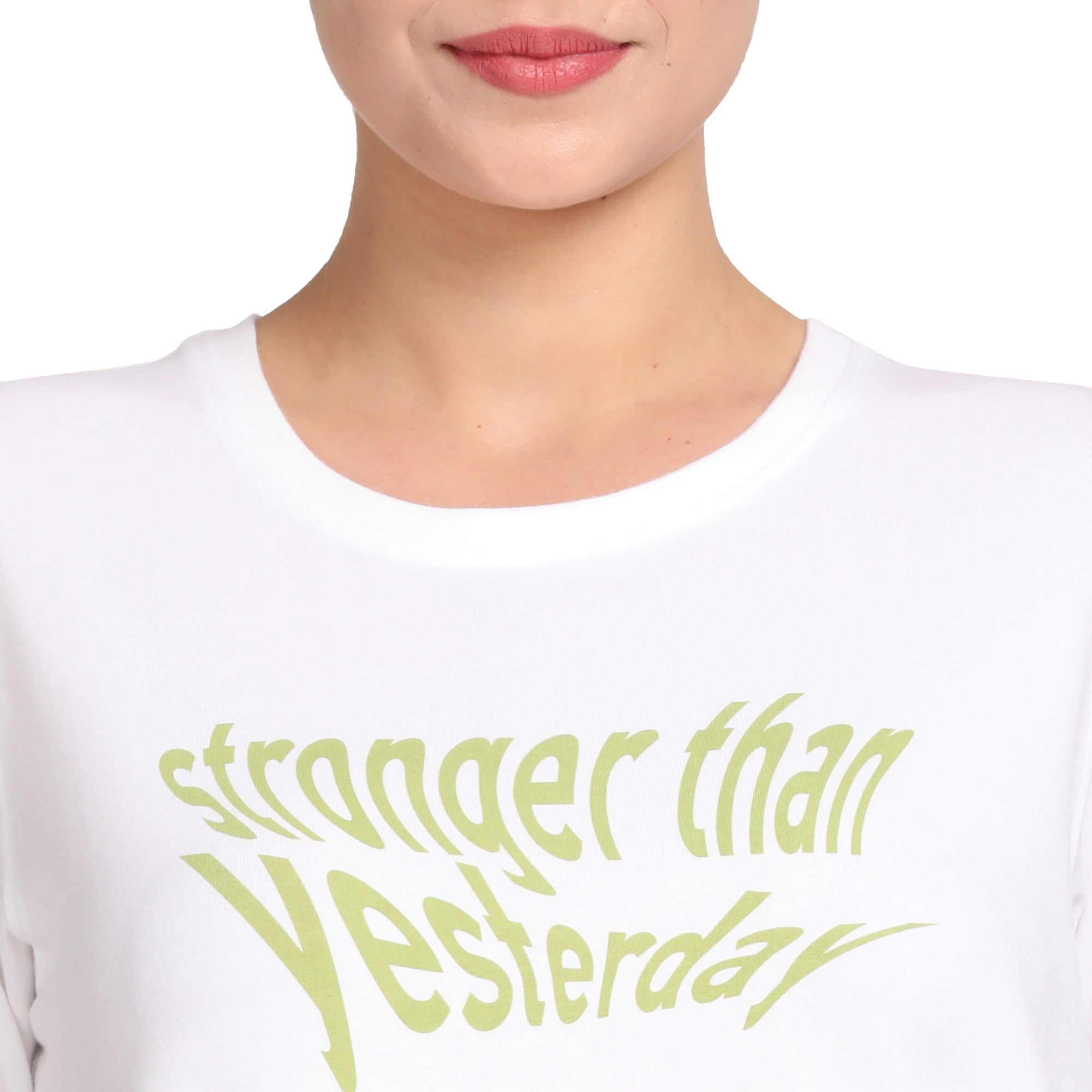 Women's Classic Round Neck's photograph that's made with an innovative bamboo and organic cotton fabric from Lavos Performance, a carbon neutral eco-fashion company.