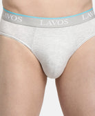 Lavos Mens Solid Brief's photograph that's made with an innovative bamboo and organic cotton fabric from Lavos Performance, a carbon neutral eco-fashion company.