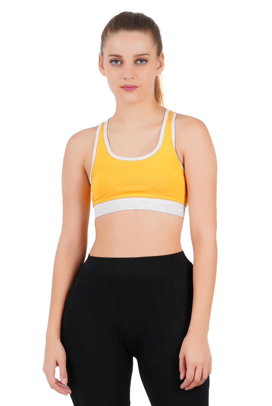 Lavos Womens Reversible Sports Bra's photograph that's made with an innovative bamboo and organic cotton fabric from Lavos Performance, a carbon neutral eco-fashion company. Buy Reversible Sports Bra Online In India. Ideal for allergy-prone and sensitive skin.Label free for all day comfort.50% Organic cotton, 42% Bamboo, 8% Elastane.Explore latest Collection Of Bamboo Clothes At Lavos Performance.