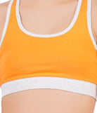 Lavos Womens Reversible Sports Bra's photograph that's made with an innovative bamboo and organic cotton fabric from Lavos Performance, a carbon neutral eco-fashion company. Buy Reversible Sports Bra Online In India. Ideal for allergy-prone and sensitive skin.Label free for all day comfort.50% Organic cotton, 42% Bamboo, 8% Elastane.Explore latest Collection Of Bamboo Clothes At Lavos Performance.