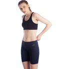 Anti-chafing Kids Shorties's photograph that's made with an innovative bamboo and organic cotton fabric from Lavos Performance, a carbon neutral eco-fashion company. Buy Anti-chafing Organic Shorties for kids. Lavos Performance Shorties for Women is amazingly soft to the skin, keeps you cooler in summers and warmer in winters, thanks to the Bamboo Performance Technology. The Shorties are naturally UPF 50+, so say bye to tan lines.