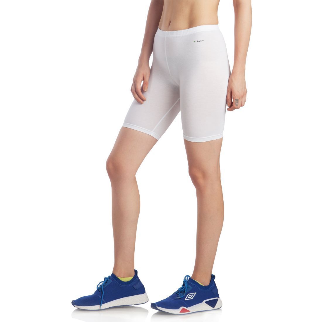 Anti-chafing Kids Shorties's photograph that's made with an innovative bamboo and organic cotton fabric from Lavos Performance, a carbon neutral eco-fashion company. Buy Anti-chafing Organic Shorties for kids. Lavos Performance Shorties for Women is amazingly soft to the skin, keeps you cooler in summers and warmer in winters, thanks to the Bamboo Performance Technology. The Shorties are naturally UPF 50+, so say bye to tan lines.