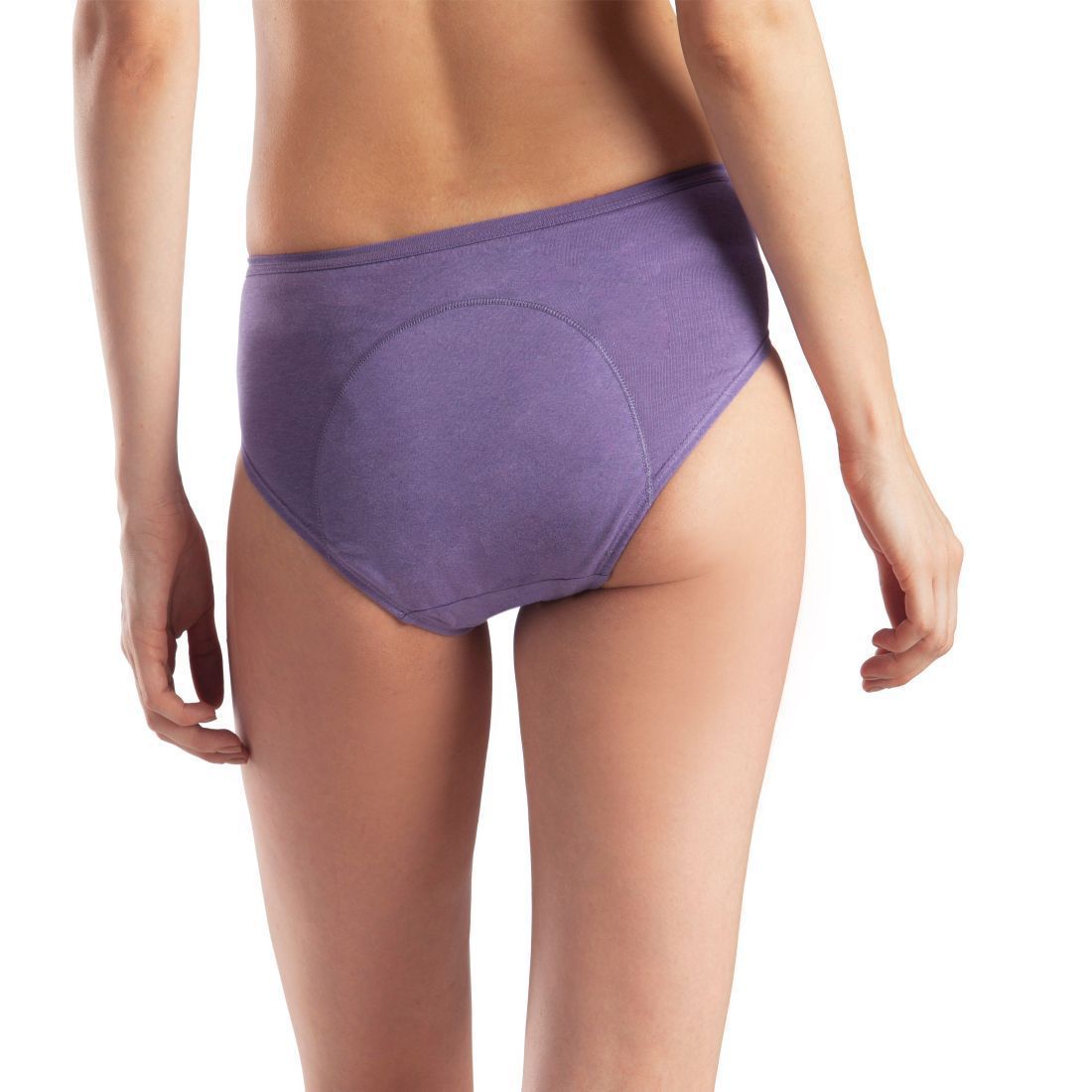 Bamboo Low flow Period Panty for Women's photograph that's made with an innovative bamboo and organic cotton fabric from Lavos Performance, a carbon neutral eco-fashion company. No stain period panty for women • Made from hygienic bamboo fabric • Best reusable period underwear that are antibacterial & odour-resistant • Stain-free • Worry-free • 4-layer protection • Bamboo period panties for women of all age • India's #1 Bamboo Period Panty • Reusable Period Panty