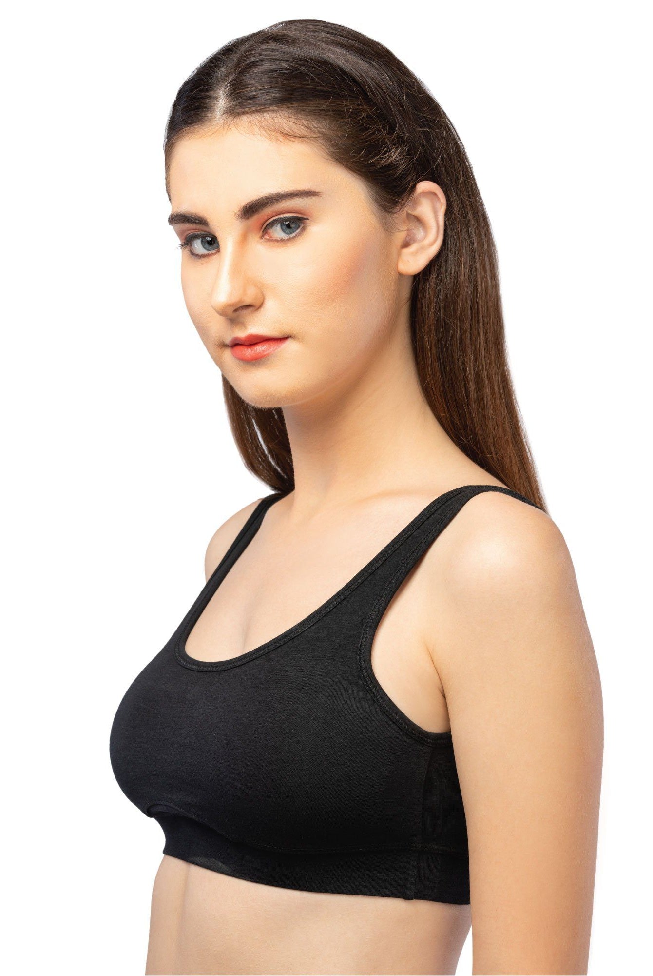 Lavos Womens Reversible Sports Bra's photograph that's made with an innovative bamboo and organic cotton fabric from Lavos Performance, a carbon neutral eco-fashion company. Buy Reversible Sports Bra Online In India. Ideal for allergy-prone and sensitive skin.Label free for all day comfort.50% Organic cotton, 42% Bamboo, 8% Elastane.Explore latest Collection Of Bamboo Clothes At Lavos Performance.