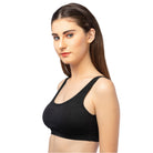 Lavos Womens Reversible Sports Bra's photograph that's made with an innovative bamboo and organic cotton fabric from Lavos Performance, a carbon neutral eco-fashion company. Buy Reversible Sports Bra Online In India. Ideal for allergy-prone and sensitive skin.Label free for all day comfort.50% Organic cotton, 42% Bamboo, 8% Elastane.Explore latest Collection Of Bamboo Clothes At Lavos Performance.