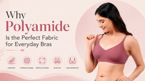 Why polymaide material is good in bra