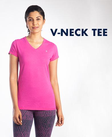 Womens > Tops >V- Neck T-Shirt