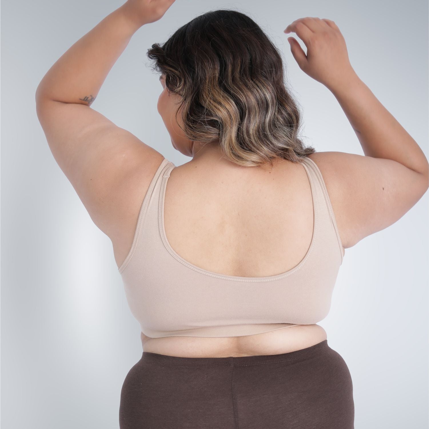 Bamboo Comfort Bra | Sleep Bra | Lounge bra - For Women's photograph that's made with an innovative bamboo and organic cotton fabric from Lavos Performance, a carbon neutral eco-fashion company. Sleep & night bra • made from natural bamboo cotton fabric • India's #1 night wear bra for at home bra comfort • Night wear bra with moisture wicking and breathable fabric • Slip on bra and enjoy a wirefree bra experience • Most comfortable bra that's got bra support • COD • 100% natural fabric