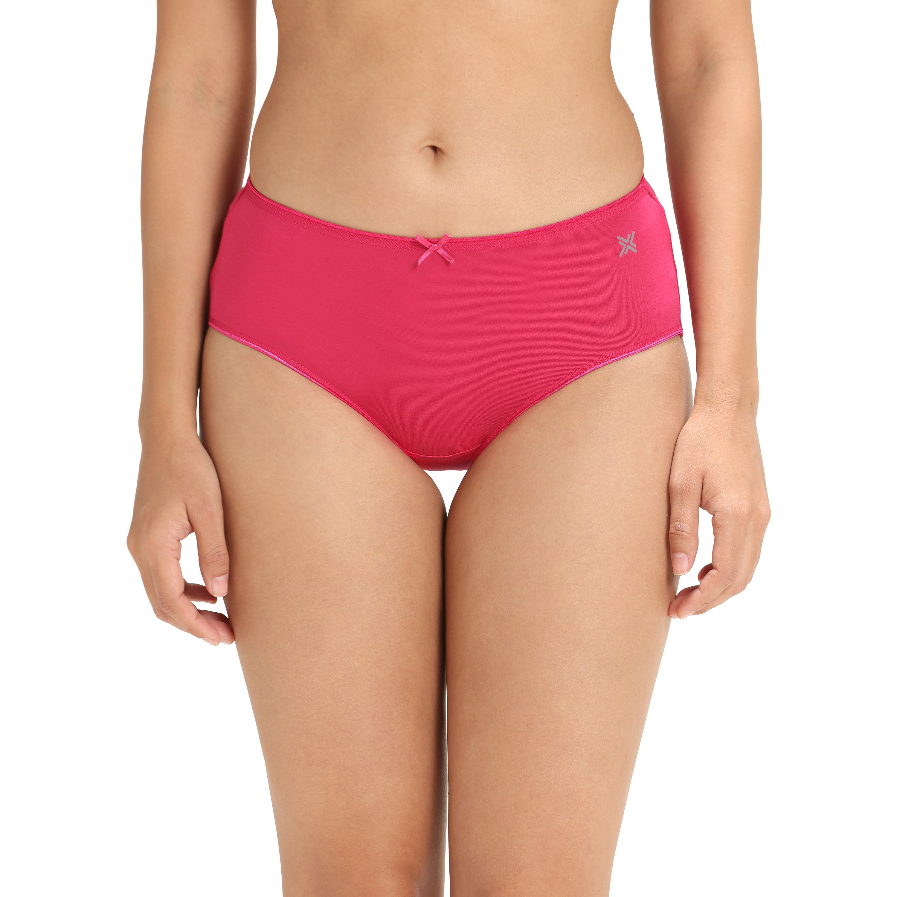 Lavos Bamboo Modal Mid Waist Hipster – Soft Outer Elastic Women’s Underwear (Pack of 3)