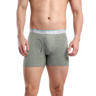 Organic Bamboo Boxer Brief for Men's photograph that's made with an innovative bamboo and organic cotton fabric from Lavos Performance, a carbon neutral eco-fashion company. Buy Boxer Brief For Men online. Made with Bamboo Performance Technology, they are super soft, comfortable, 4-way stretchable, and wicks away sweat. Explore Latest Collection Of Bamboo Clothes At Lavos Performance.