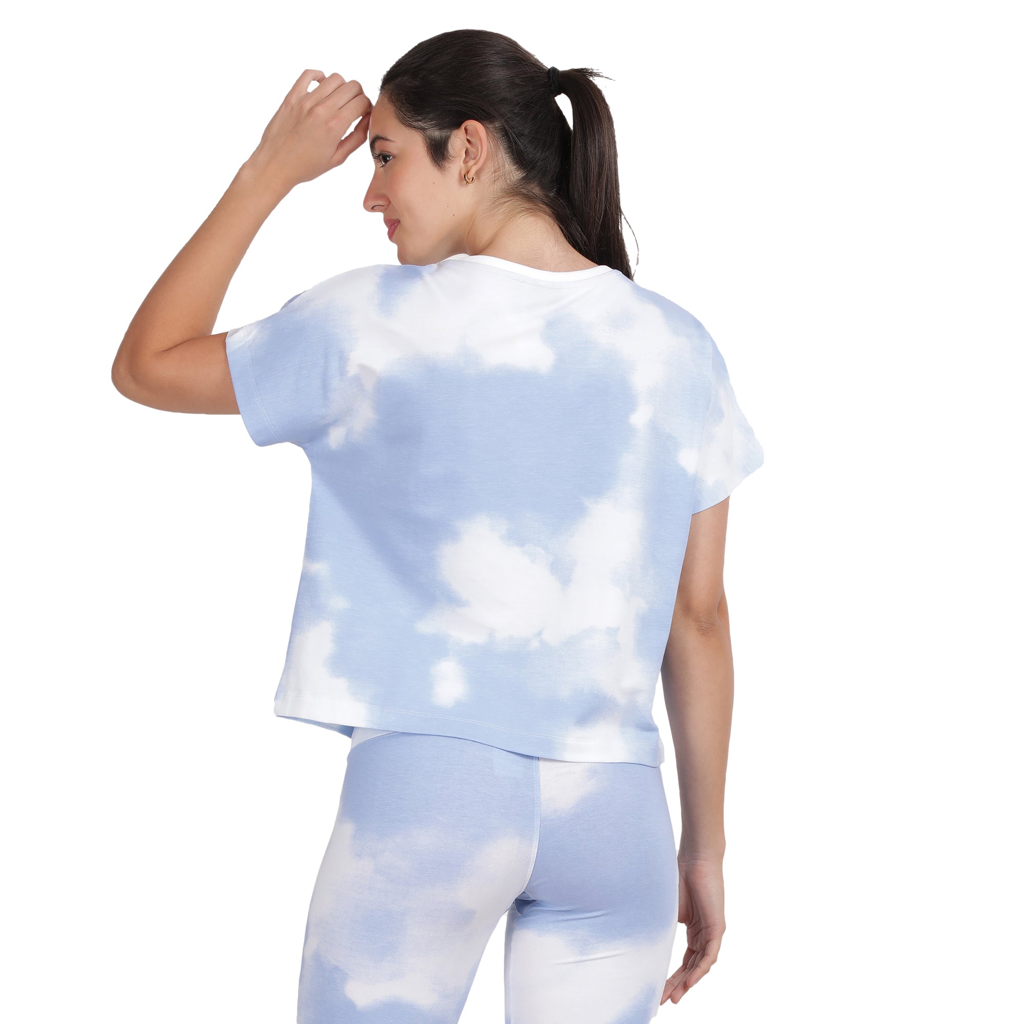 Women's Crop Top's photograph that's made with an innovative bamboo and organic cotton fabric from Lavos Performance, a carbon neutral eco-fashion company. 