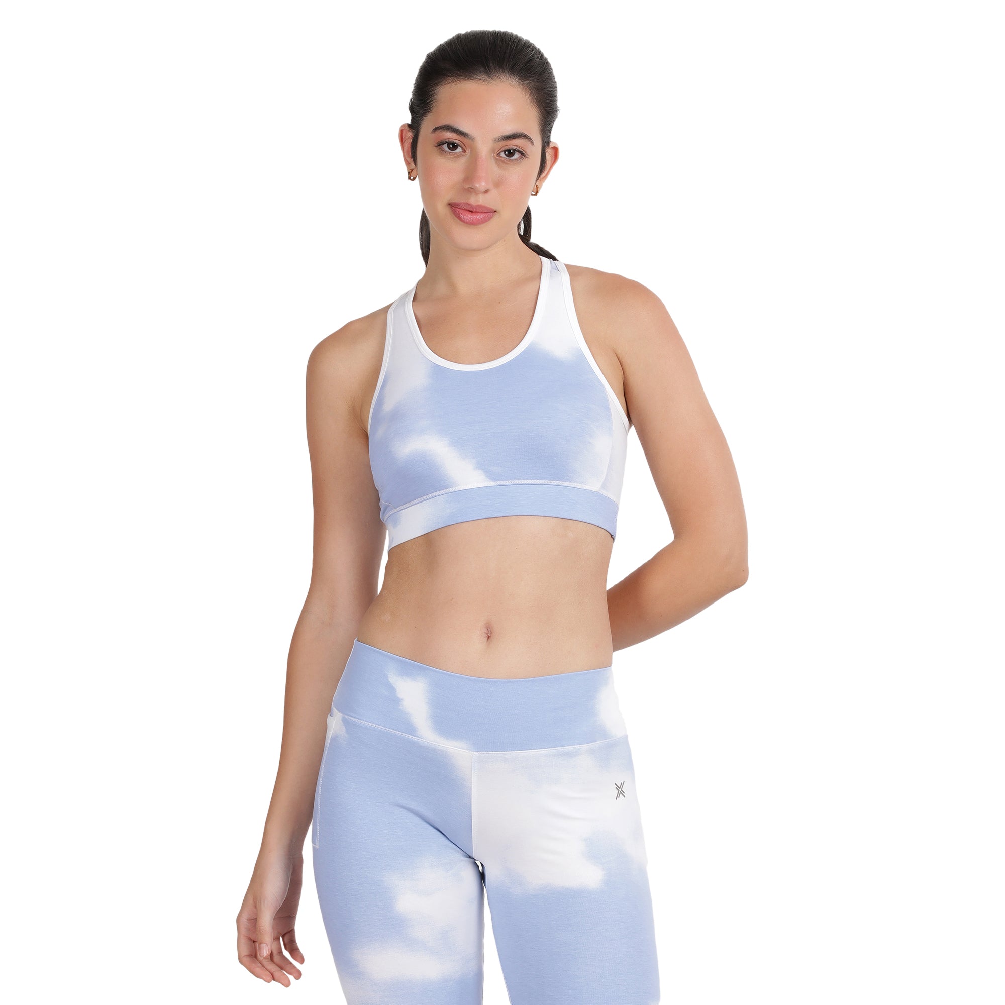 Womens Sports Bra's photograph that's made with an innovative bamboo and organic cotton fabric from Lavos Performance, a carbon neutral eco-fashion company. 