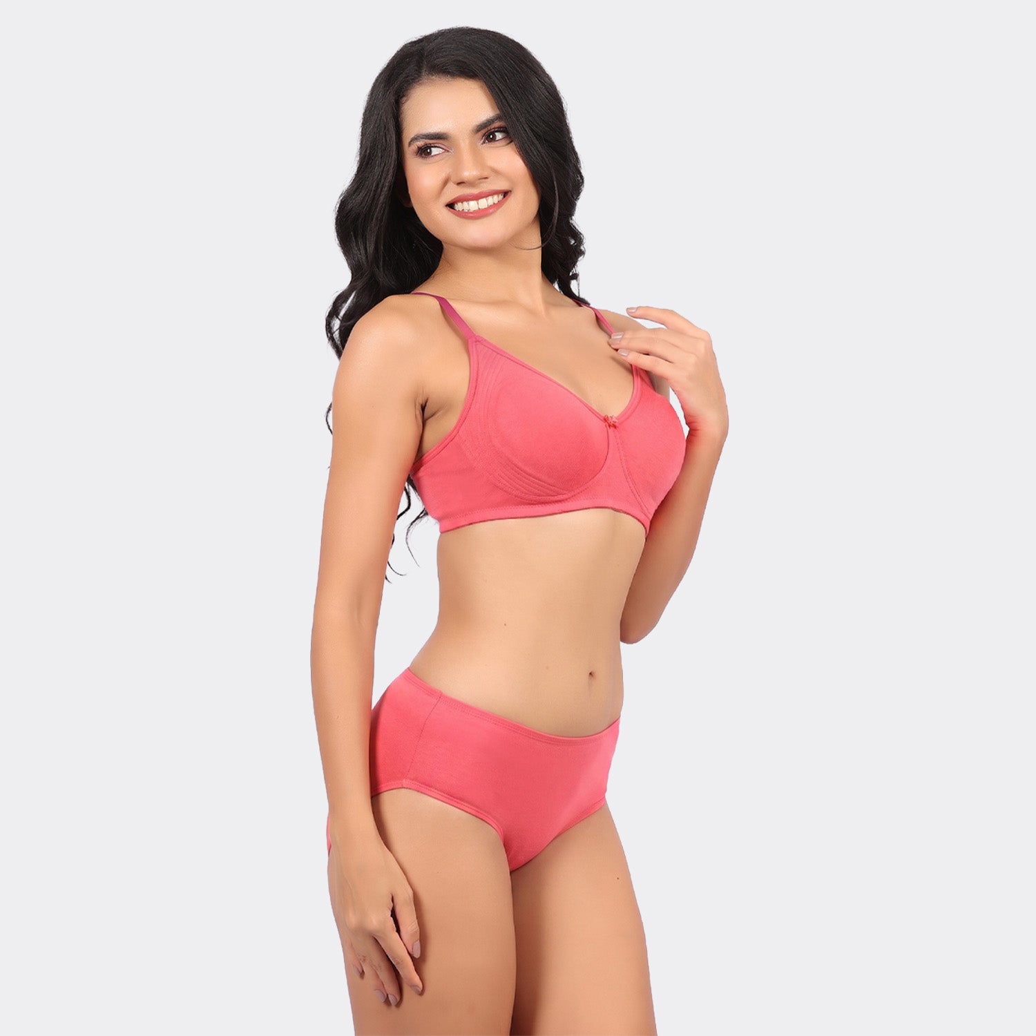 Bamboo Cotton T-Shirt Bra for Women – Non-Padded Wire-Free Full Coverage Everyday Comfort