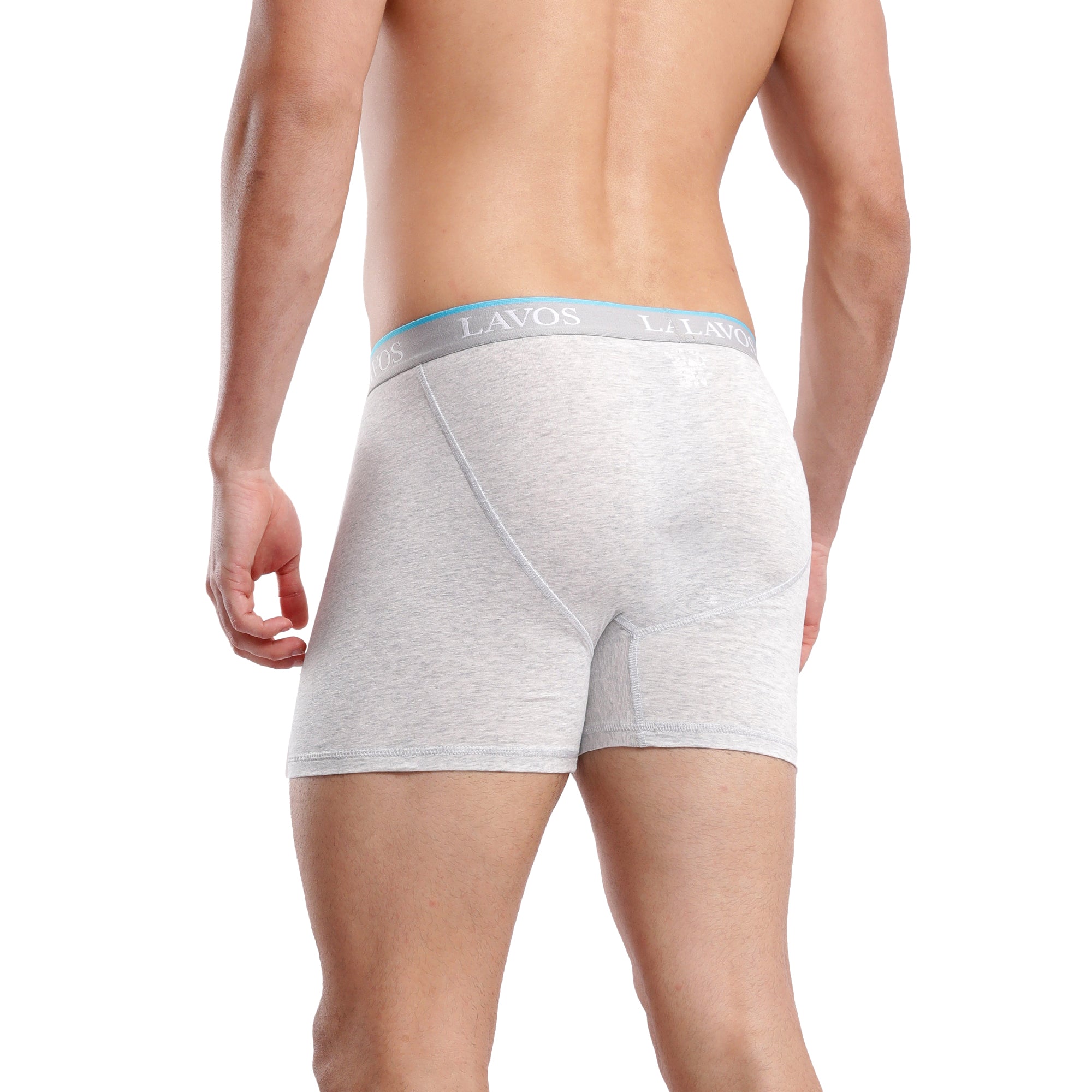 Organic Bamboo Boxer Brief for Men's photograph that's made with an innovative bamboo and organic cotton fabric from Lavos Performance, a carbon neutral eco-fashion company. Buy Boxer Brief For Men online. Made with Bamboo Performance Technology, they are super soft, comfortable, 4-way stretchable, and wicks away sweat. Explore Latest Collection Of Bamboo Clothes At Lavos Performance.