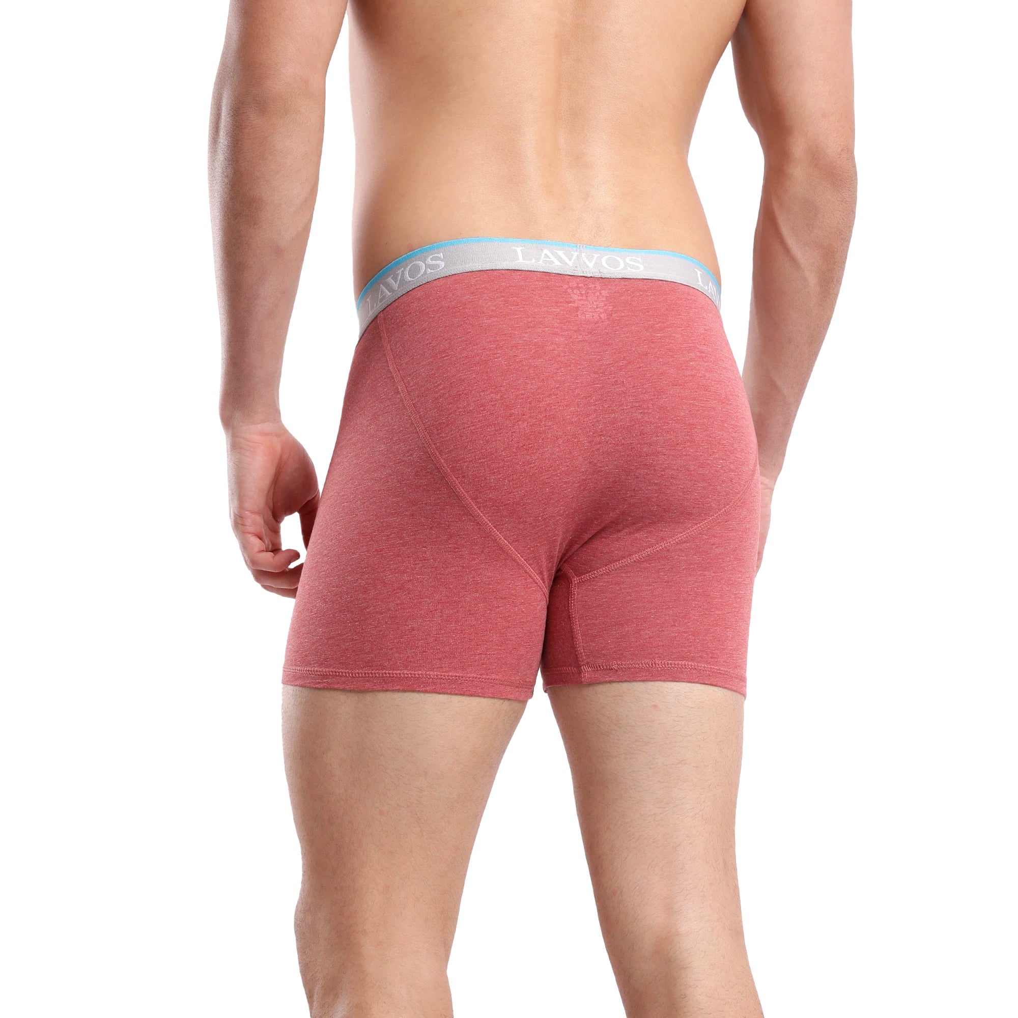 Organic Bamboo Boxer Brief for Men's photograph that's made with an innovative bamboo and organic cotton fabric from Lavos Performance, a carbon neutral eco-fashion company. Buy Boxer Brief For Men online. Made with Bamboo Performance Technology, they are super soft, comfortable, 4-way stretchable, and wicks away sweat. Explore Latest Collection Of Bamboo Clothes At Lavos Performance.