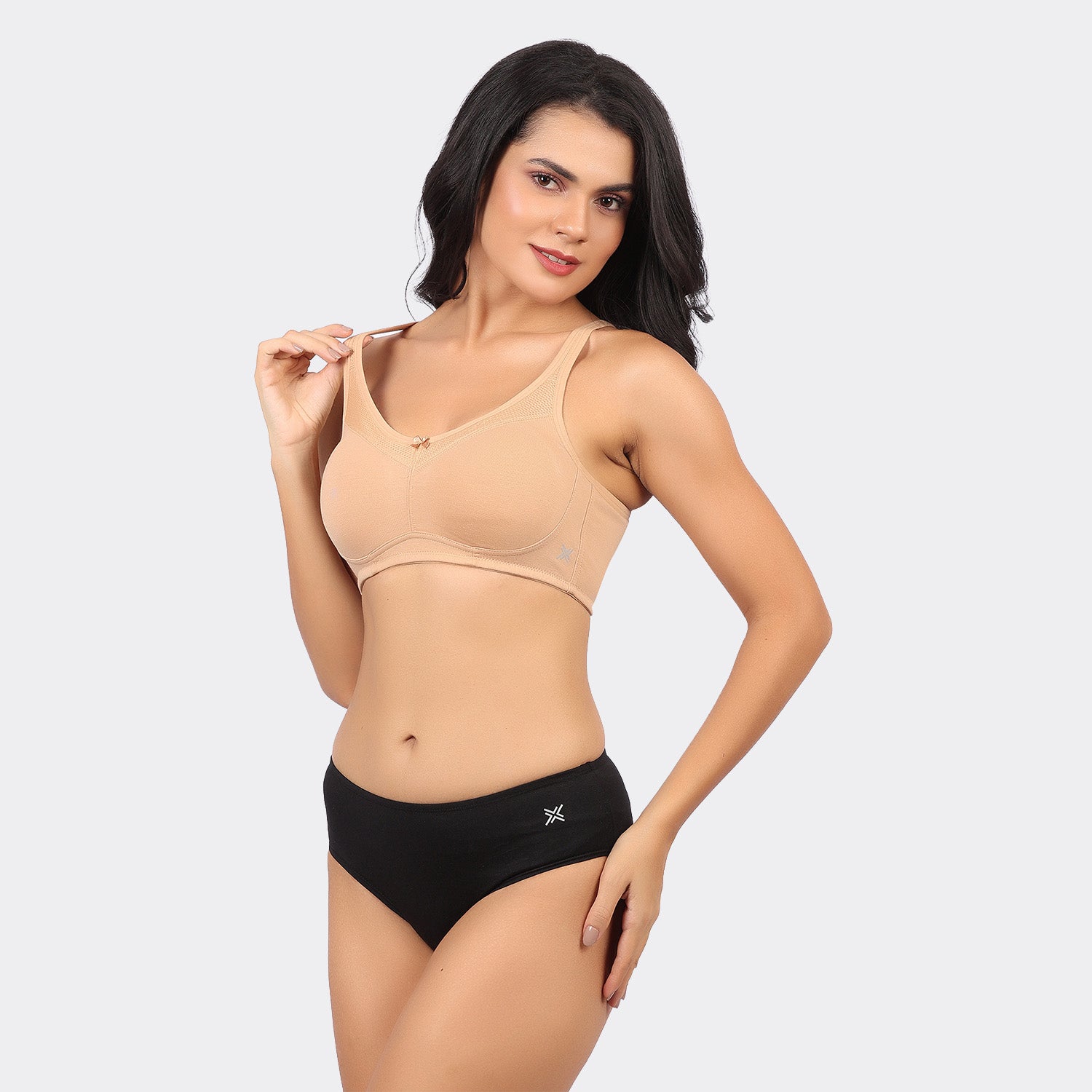 Lavos Bamboo Cotton Full Coverage Non-Padded Wire-Free Support Bra for Women – Breathable Everyday Comfort
