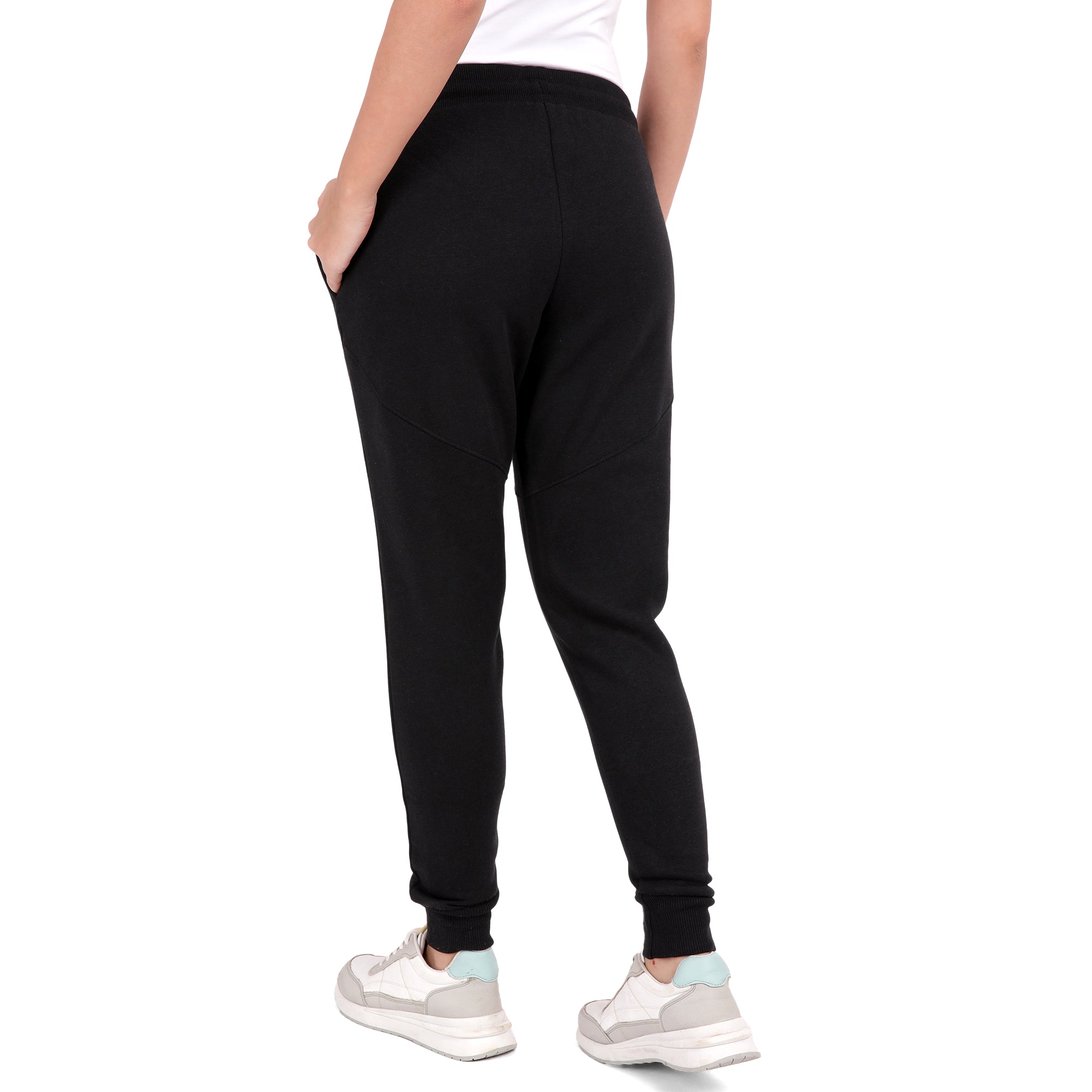 Bamboo Cotton Sweat Joggers for Women's photograph that's made with an innovative bamboo and organic cotton fabric from Lavos Performance, a carbon neutral eco-fashion company. 