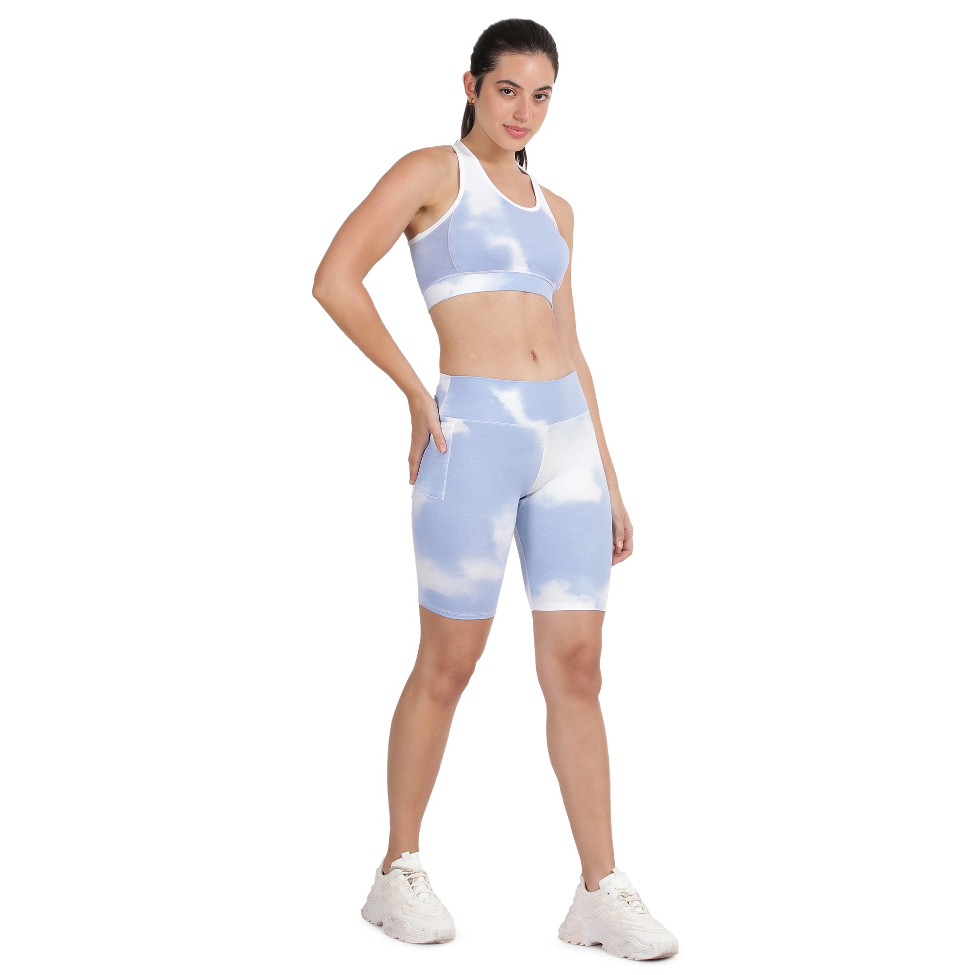 Womens Sports Bra's photograph that's made with an innovative bamboo and organic cotton fabric from Lavos Performance, a carbon neutral eco-fashion company. 