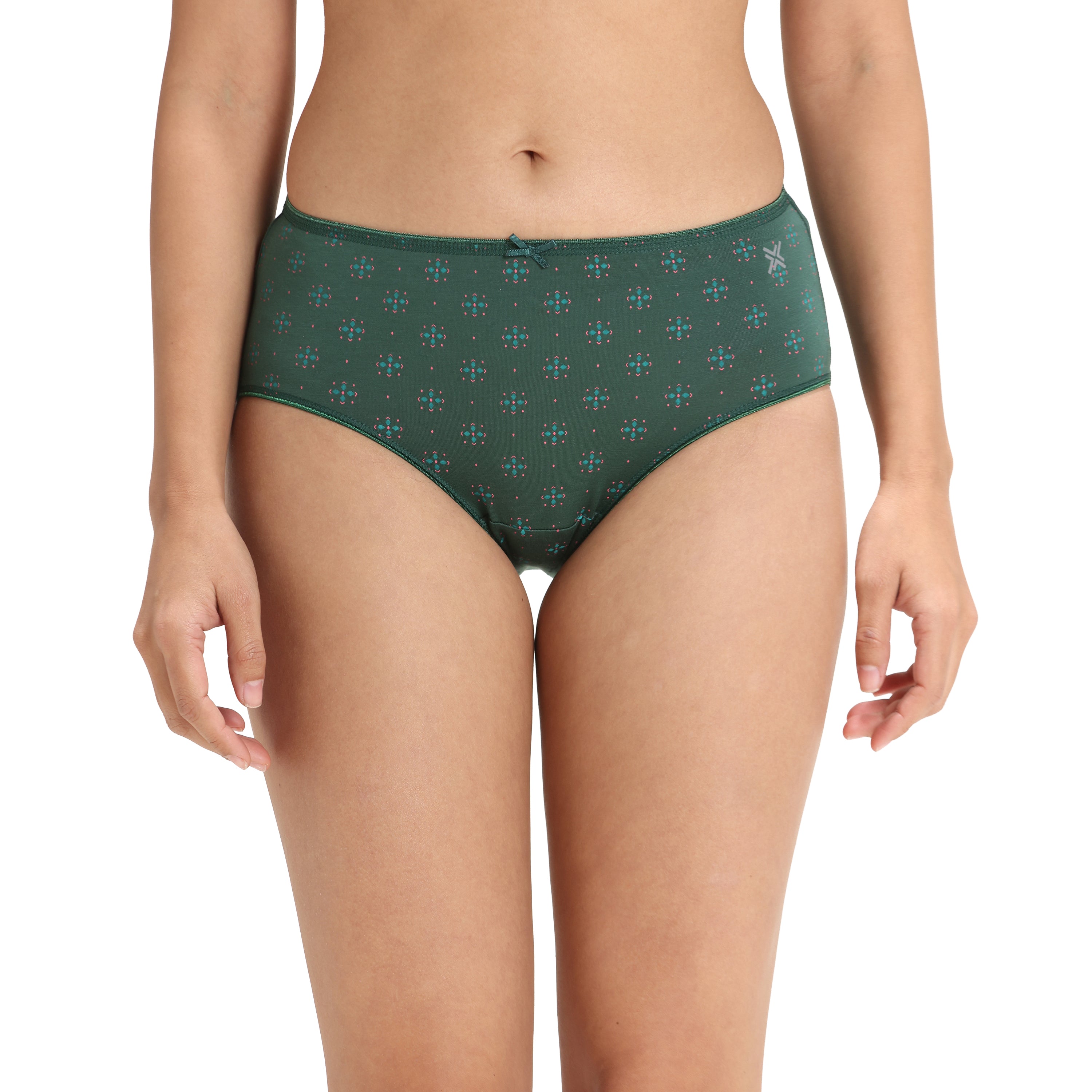 Lavos Bamboo Modal Mid Waist Hipster – Soft Outer Elastic Women’s Underwear (Pack of 3)