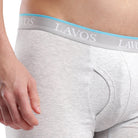 Organic Bamboo Boxer Brief for Men's photograph that's made with an innovative bamboo and organic cotton fabric from Lavos Performance, a carbon neutral eco-fashion company. Buy Boxer Brief For Men online. Made with Bamboo Performance Technology, they are super soft, comfortable, 4-way stretchable, and wicks away sweat. Explore Latest Collection Of Bamboo Clothes At Lavos Performance.