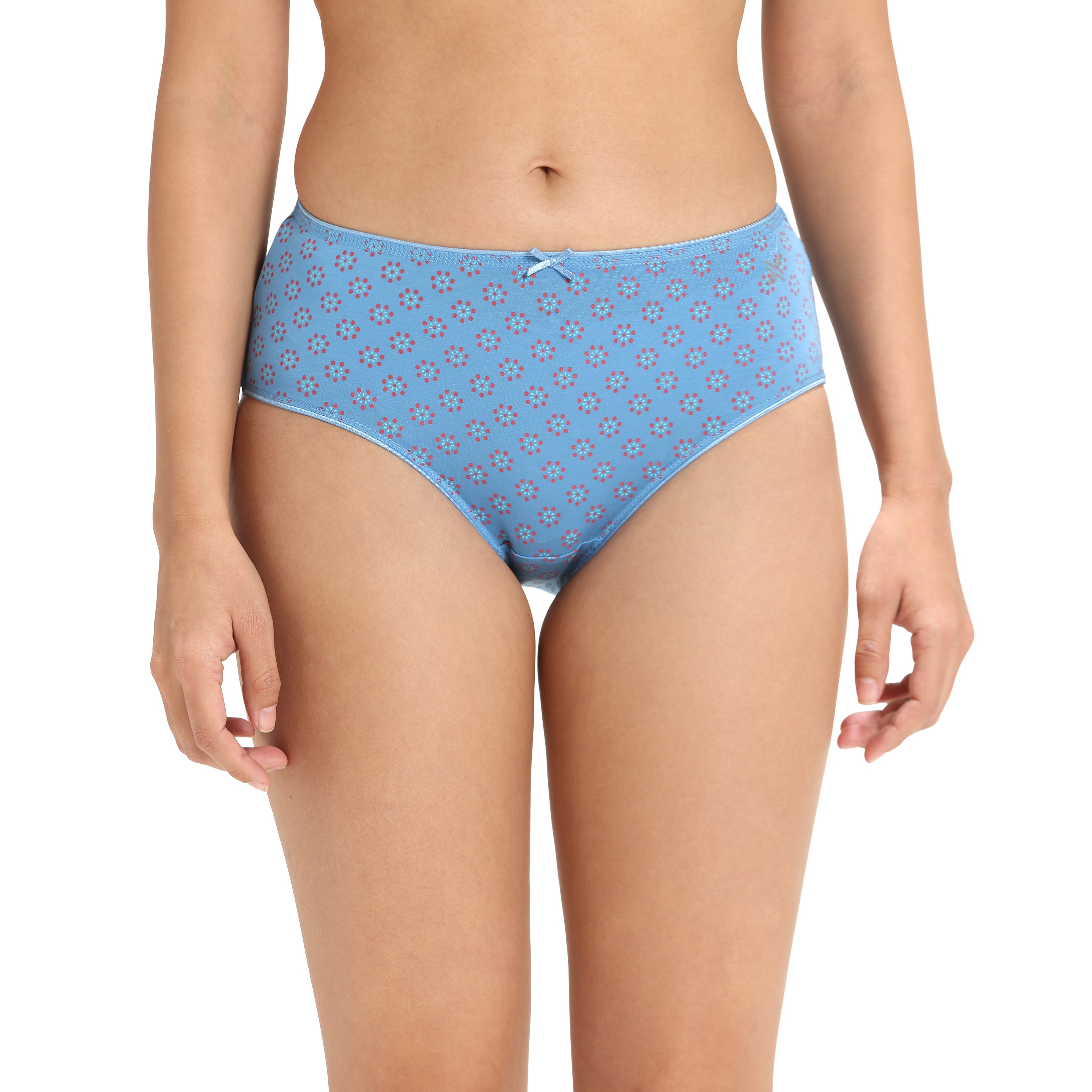 Lavos Bamboo Modal Mid Waist Hipster – Soft Outer Elastic Women’s Underwear (Pack of 3)