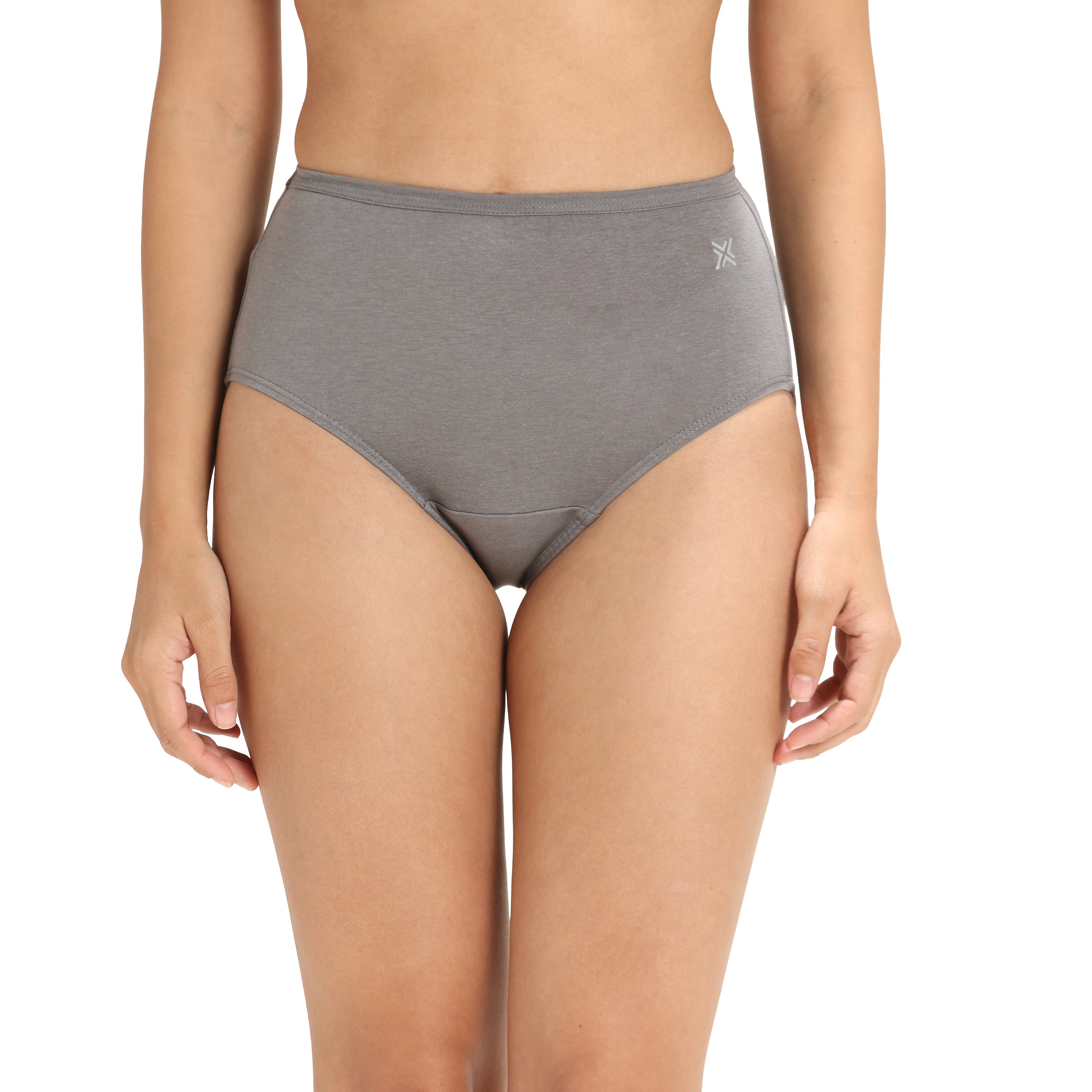 Lavos Women’s High Waist Inner Elastic Hipster – Full Back Coverage Bamboo Comfort (Pack of 3)