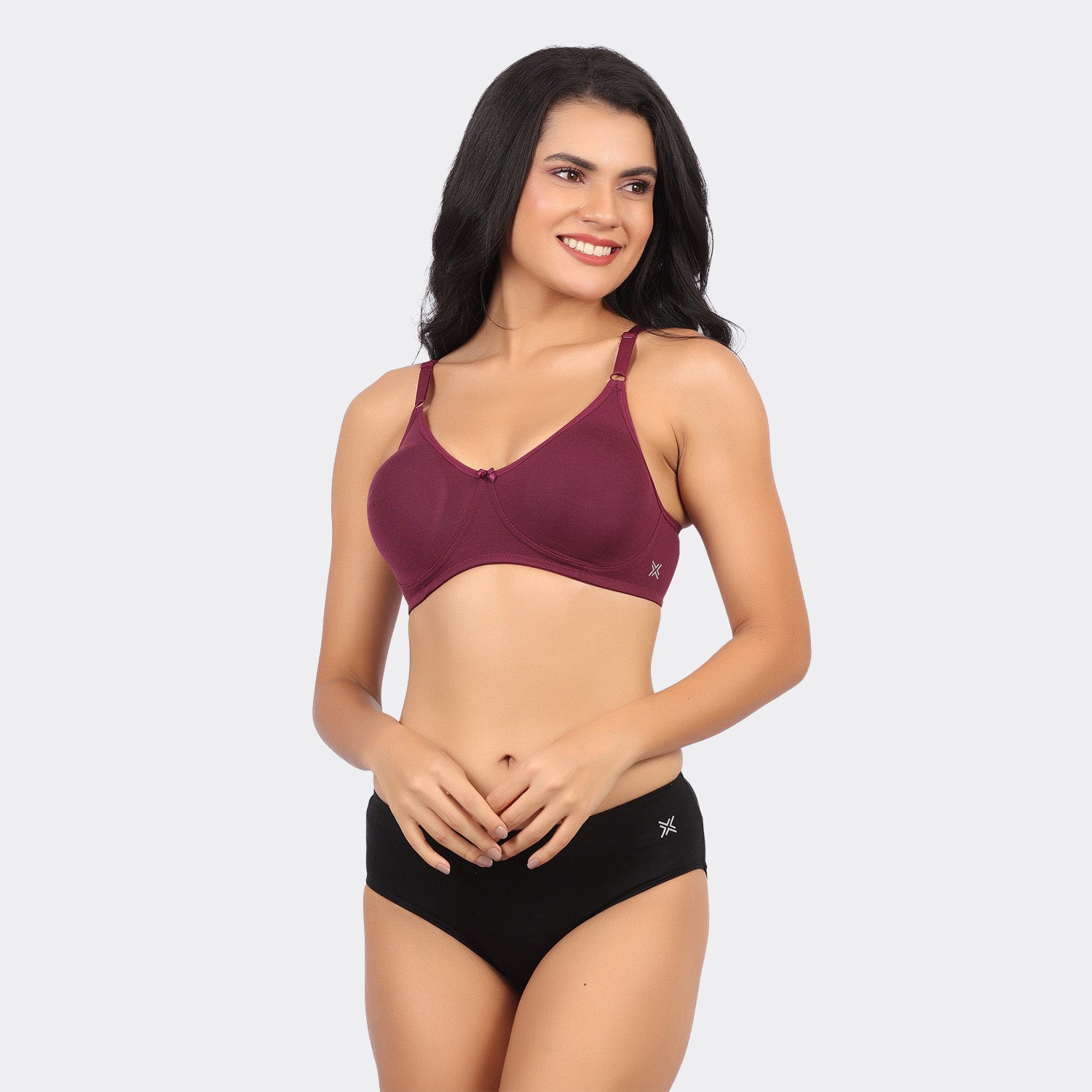 Bamboo Cotton Moulded Bra for Women – Non-Padded Wire-Free Full Coverage Everyday Comfort
