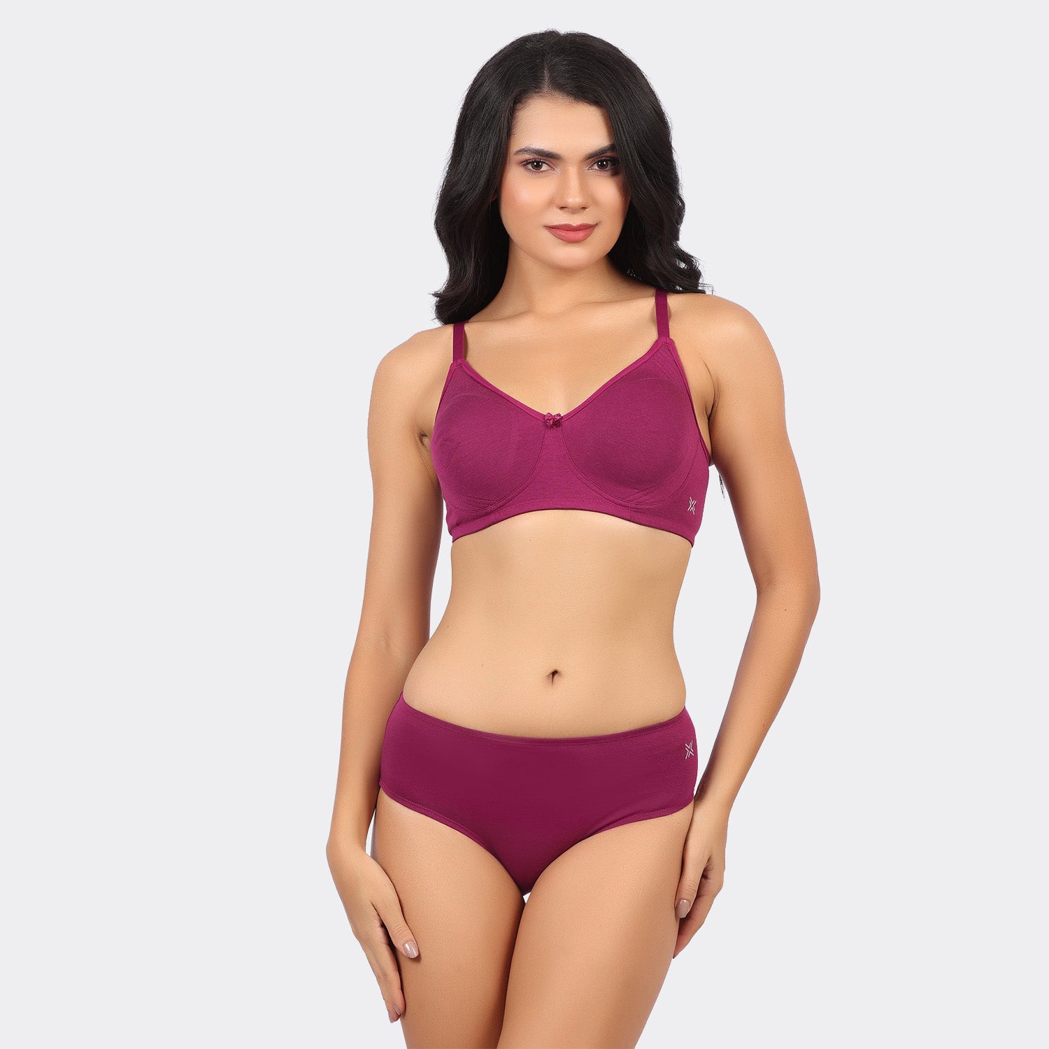 Bamboo Cotton T-Shirt Bra for Women – Non-Padded Wire-Free Full Coverage Everyday Comfort