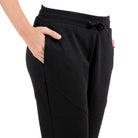 Bamboo Cotton Sweat Joggers for Women's photograph that's made with an innovative bamboo and organic cotton fabric from Lavos Performance, a carbon neutral eco-fashion company. 