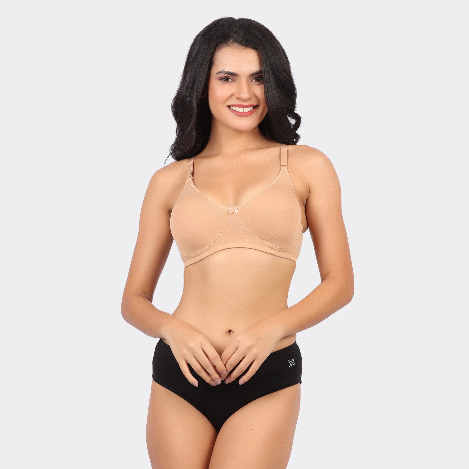 Bamboo Cotton Moulded Bra for Women – Non-Padded Wire-Free Full Coverage Everyday Comfort