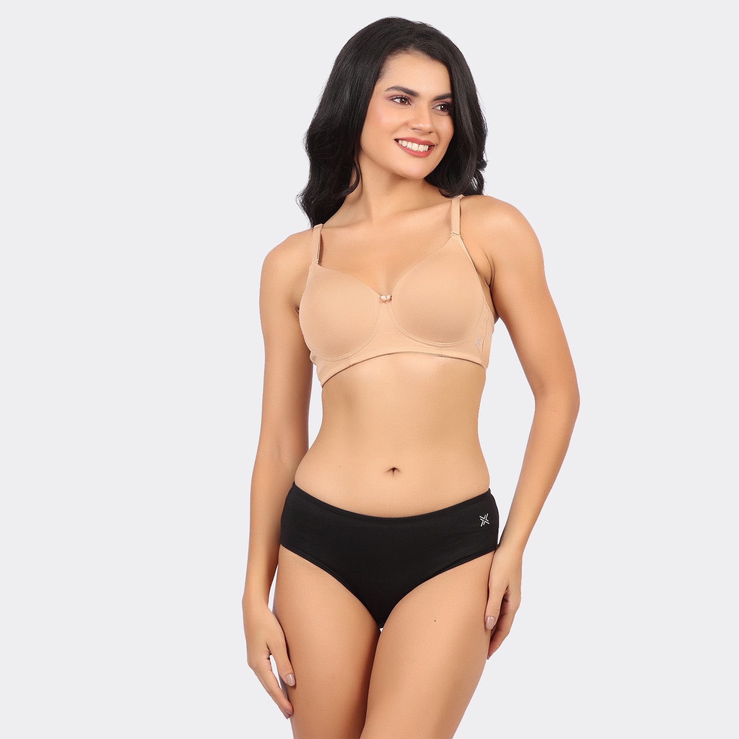 Lavos Bamboo Cotton T-Shirt Padded Bra for a Smooth & Invisible Fit