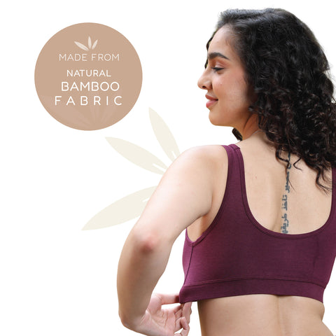 Comfort Bra | Sleep Bra | Night bra - comfortable every day slip on bra made from natural bamboo fabric