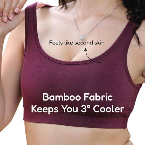 Comfort Bra | Sleep Bra | Night bra - comfortable every day slip on bra made from natural bamboo fabric