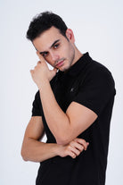 Bamboo Cotton Jersey Polo For Men's photograph that's made with an innovative bamboo and organic cotton fabric from Lavos Performance, a carbon neutral eco-fashion company. 