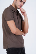 Bamboo Cotton Jersey Polo For Men's photograph that's made with an innovative bamboo and organic cotton fabric from Lavos Performance, a carbon neutral eco-fashion company. 