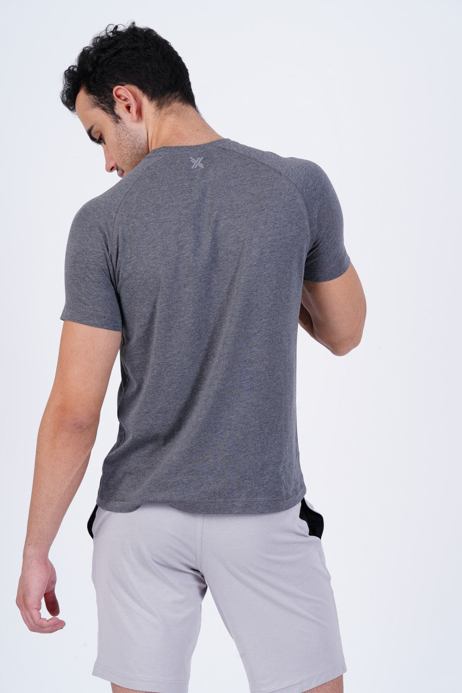 Men's Raglan T-Shirt's photograph that's made with an innovative bamboo and organic cotton fabric from Lavos Performance, a carbon neutral eco-fashion company. 