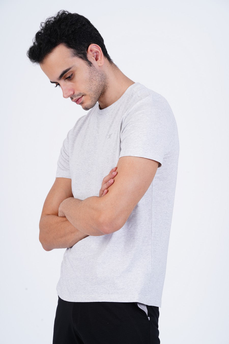 Lavos Mens Performance Crew Neck Tee's photograph that's made with an innovative bamboo and organic cotton fabric from Lavos Performance, a carbon neutral eco-fashion company. Buy Lavos Mens Performance Crew Neck Tee Online.The Bamboo Performance Technology uses Natural Bamboo Fiber and 100% Organic Cotton Fabric spun into the fabric which is soft and comes with a lot of features.Explore Latest Collection of Bamboo Clothes At Lavos Performance.