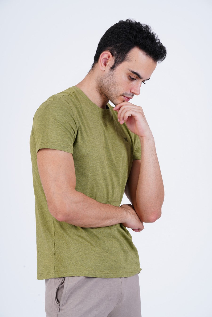 Lavos Mens Performance Crew Neck Tee's photograph that's made with an innovative bamboo and organic cotton fabric from Lavos Performance, a carbon neutral eco-fashion company. Buy Lavos Mens Performance Crew Neck Tee Online.The Bamboo Performance Technology uses Natural Bamboo Fiber and 100% Organic Cotton Fabric spun into the fabric which is soft and comes with a lot of features.Explore Latest Collection of Bamboo Clothes At Lavos Performance.