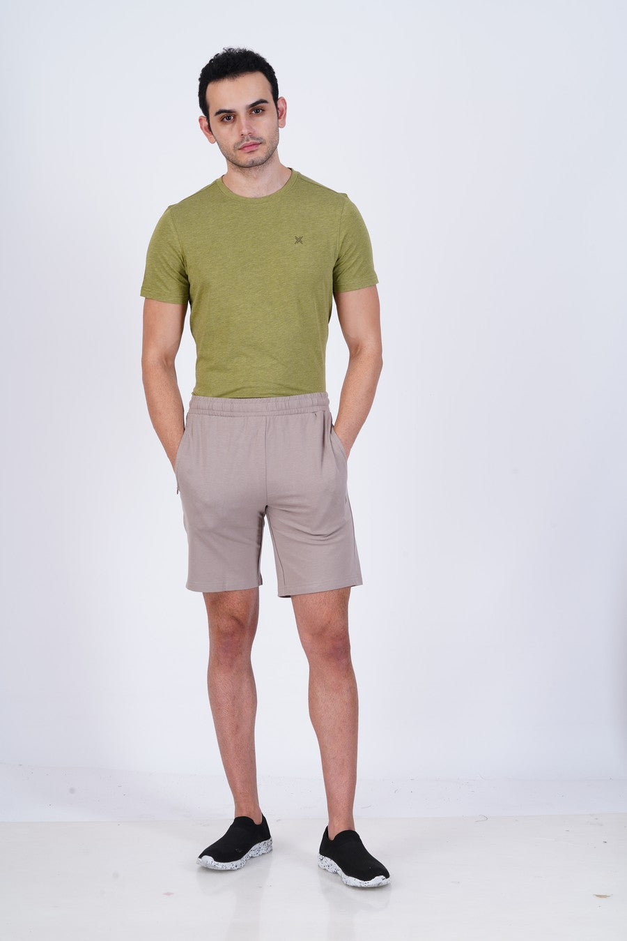Lavos Mens Active Shorts's photograph that's made with an innovative bamboo and organic cotton fabric from Lavos Performance, a carbon neutral eco-fashion company. Active shorts can be your comfort buddy at casual get-togethers, cycling, gym, running, trekking, brunch plans, yoga, and many more occasions.