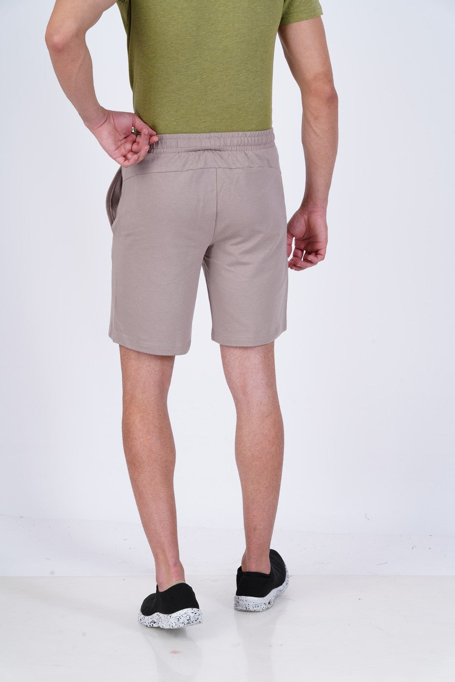 Lavos Mens Active Shorts's photograph that's made with an innovative bamboo and organic cotton fabric from Lavos Performance, a carbon neutral eco-fashion company. Active shorts can be your comfort buddy at casual get-togethers, cycling, gym, running, trekking, brunch plans, yoga, and many more occasions.