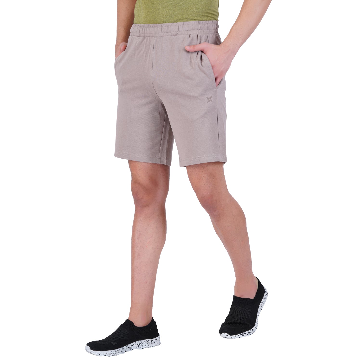 Lavos Mens Active Shorts's photograph that's made with an innovative bamboo and organic cotton fabric from Lavos Performance, a carbon neutral eco-fashion company. Active shorts can be your comfort buddy at casual get-togethers, cycling, gym, running, trekking, brunch plans, yoga, and many more occasions.