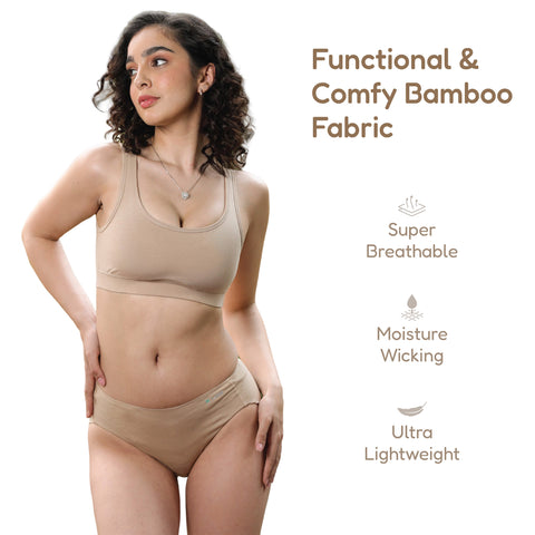 Organic Bamboo No Marks Panty for Women - Invisible Seamless Panties | Seamless No line Panty without lines