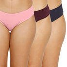 Organic bamboo Inner elastic Bikini for Women - Pack of 3's photograph that's made with an innovative bamboo and organic cotton fabric from Lavos Performance, a carbon neutral eco-fashion company. Lavos Performance Women's Bikini Panty is made out of Organic cotton and bamboo. Perfect for your day-to-day routine. Made of signature Air jersey fabric that is extremely soft, lightweight, and skin-friendly. Added front and back coverage. Anti-bacterial and odor-free. Ultra Soft Bamboo/Cotton keeps you cool all 